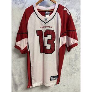 Arizona Cardinals Kurt Warner Reebok NFL Jersey Mens Size 50 Sewn Stitched